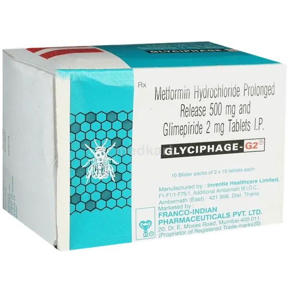 glyciphage g 2mg tablet 10's